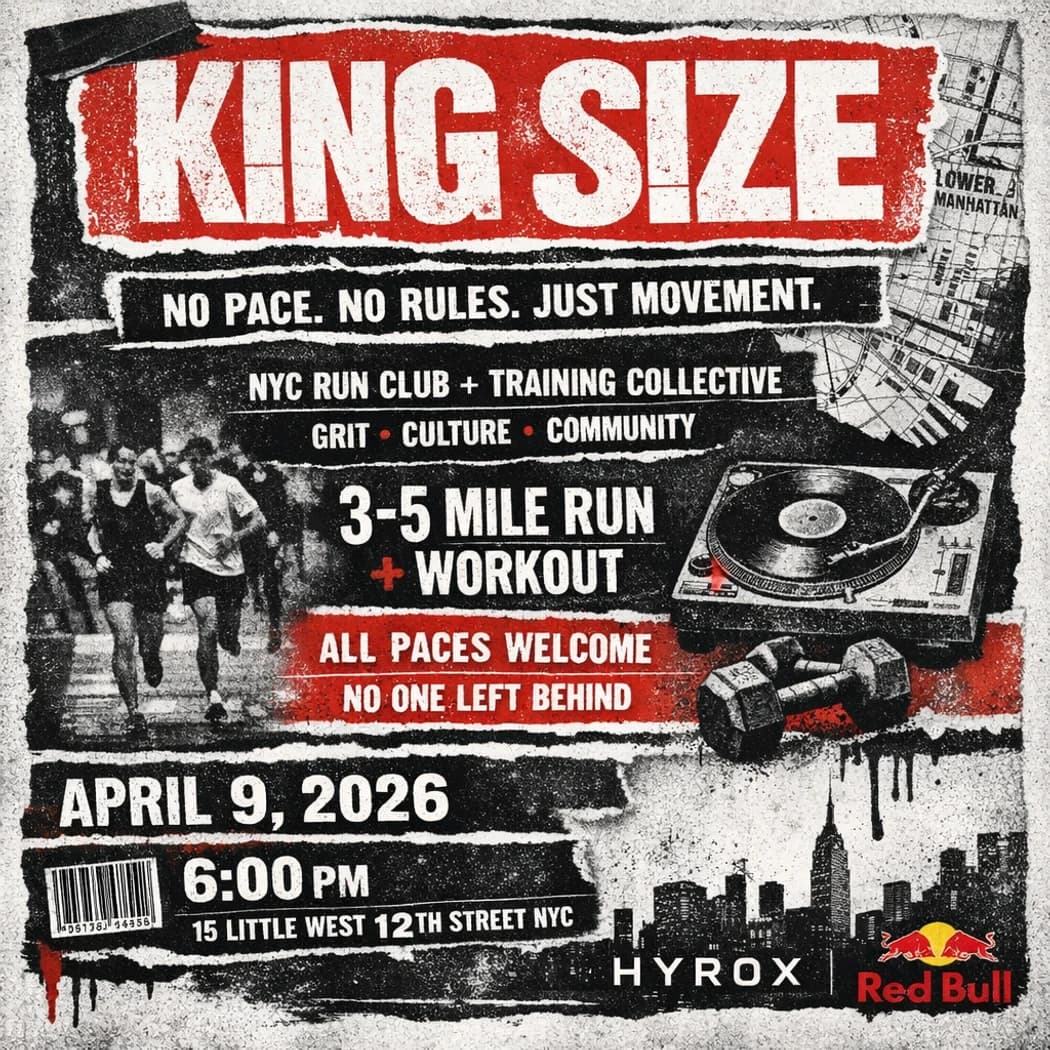 KING SIZE FIT COLLECTIVE PRESENTS RUN HARD. MOVE LOUD. LIVE BIG. hosted by king size fit collective — fitness events in New York