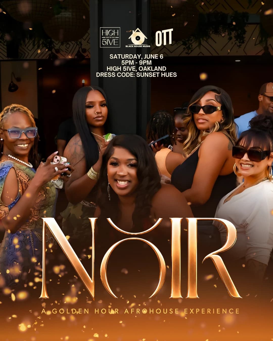 Noir: An Afrohouse Rooftop Experience hosted by Over The Top — dance classes in Oakland