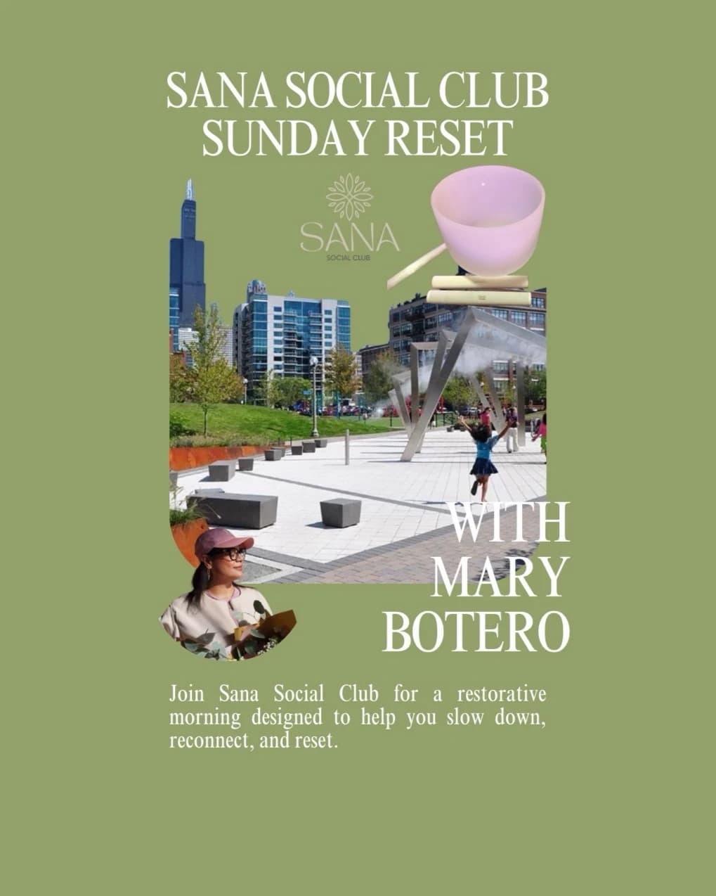 Sana Sunday Reset Summer Series hosted by Sana Social Club, LLC — outdoor activities in Chicago