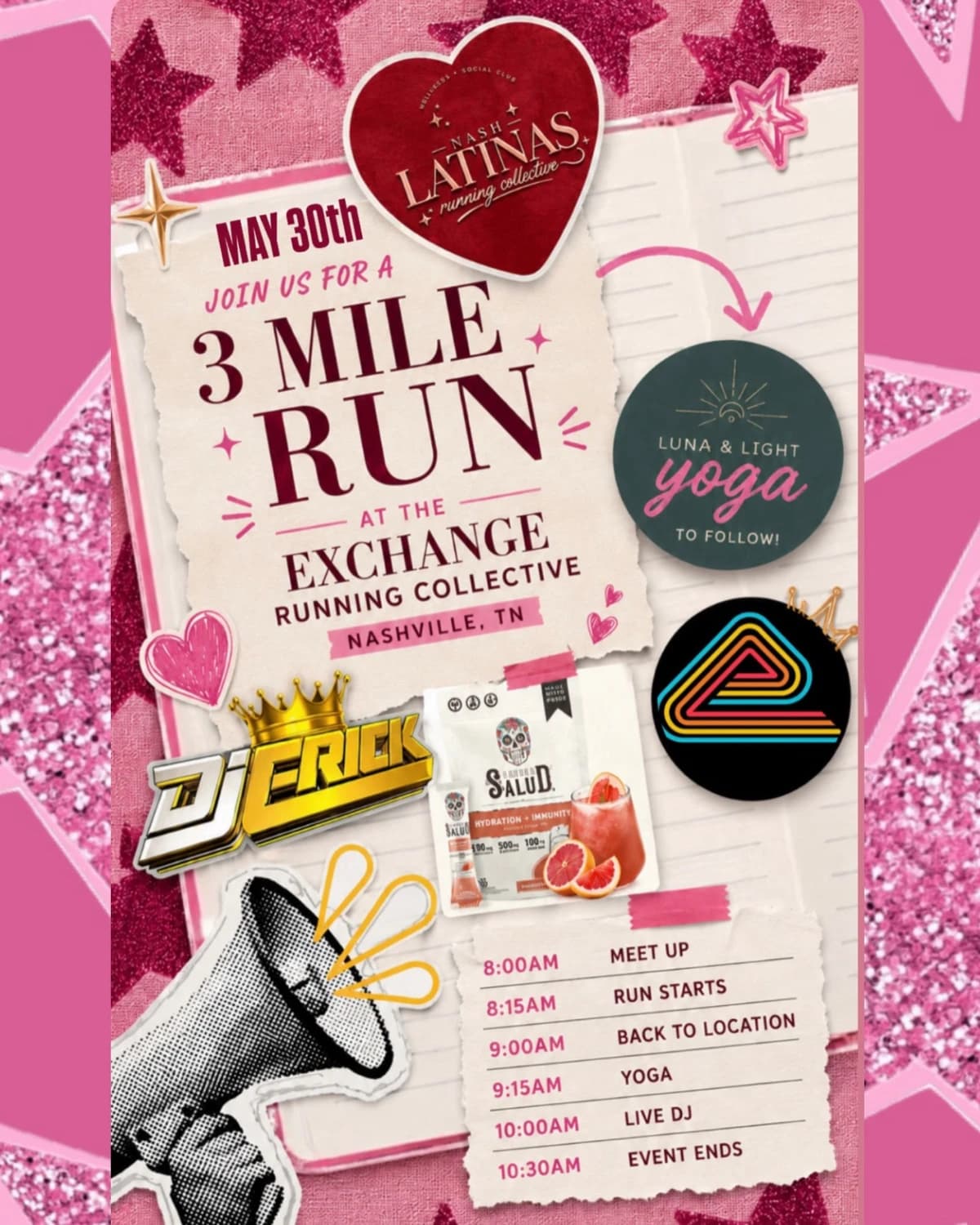 ⭐️ 🪩 LATINA 4eva RUN ⭐️ 🪩 hosted by NLRC — fitness events in Nashville