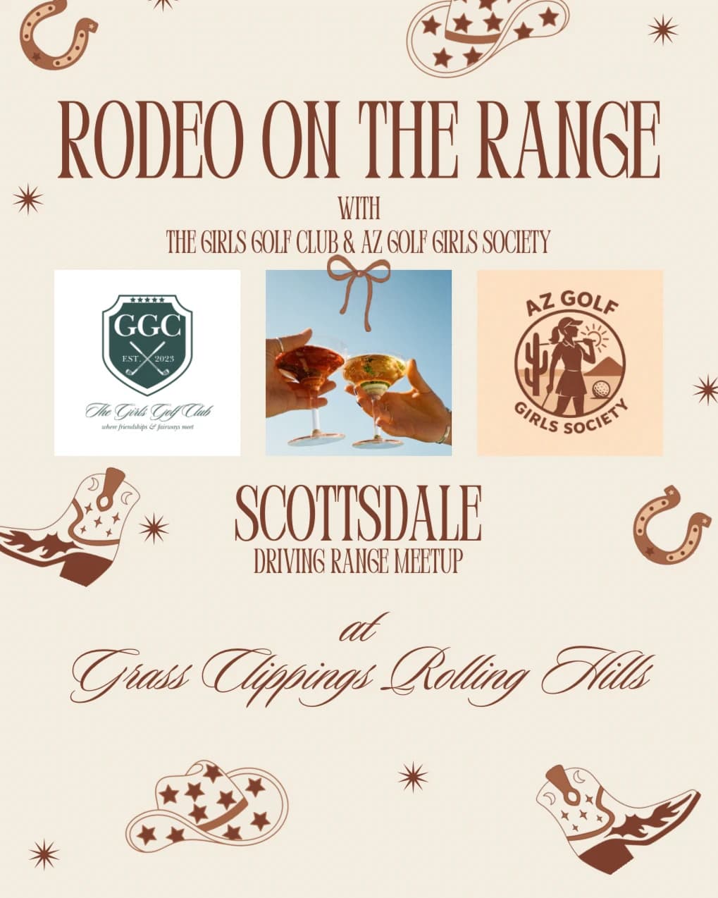 Rodeo on the Range 💗⛳️ hosted by The Girls Golf Club - Houston  — golf in Tempe