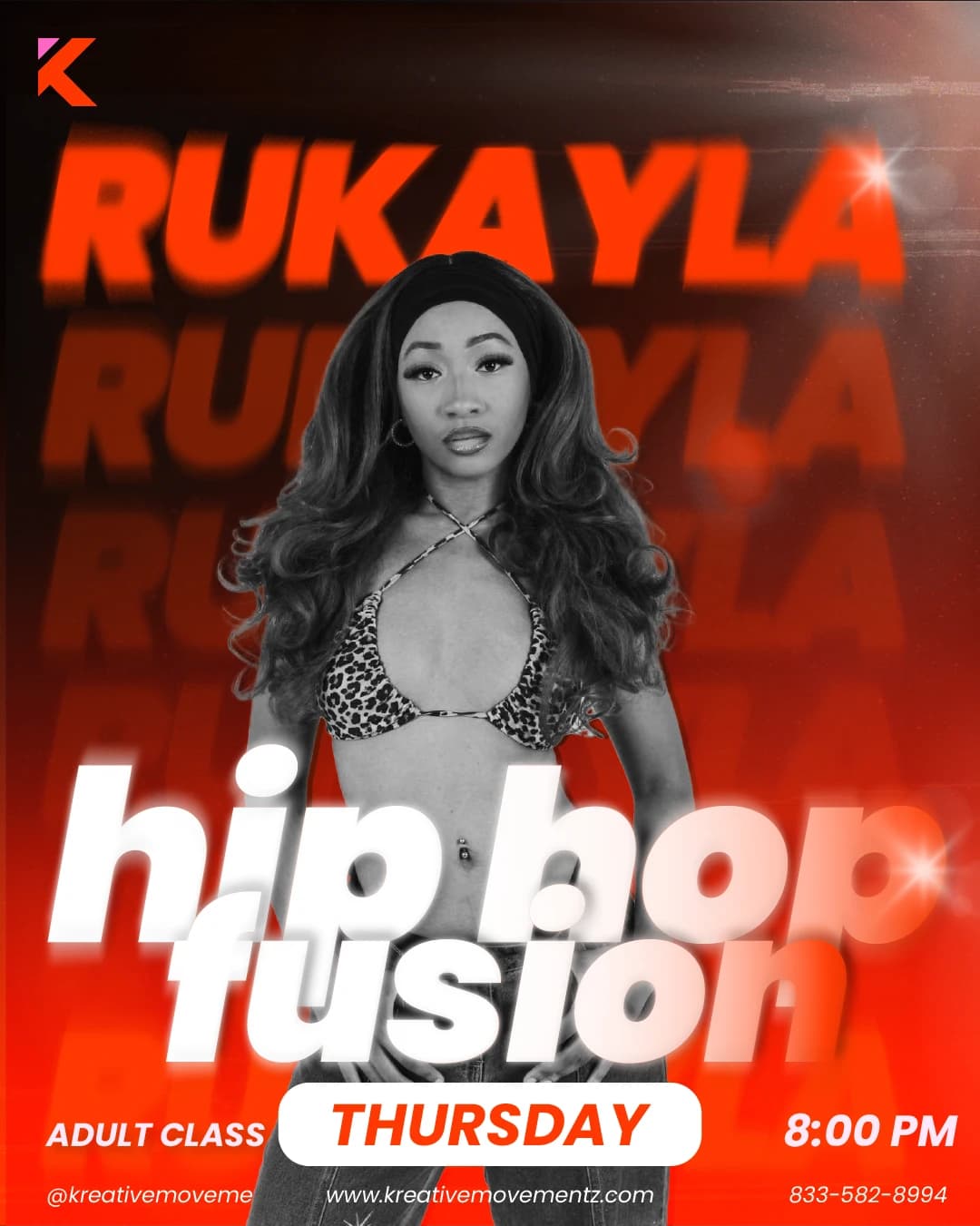 Hip Hop Fusion hosted by Kreative Movementz — dance classes in Orlando