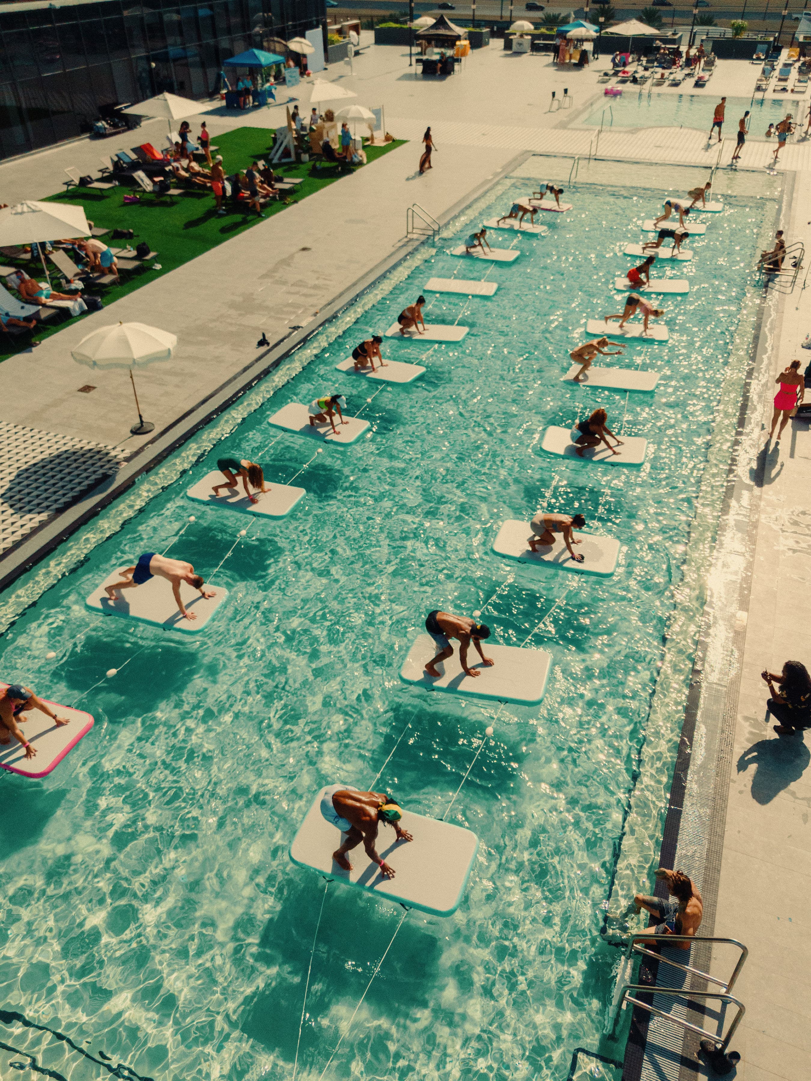 Aquaboard Pilates at Society Orlando hosted by AltaVida Club — fitness events in Orlando