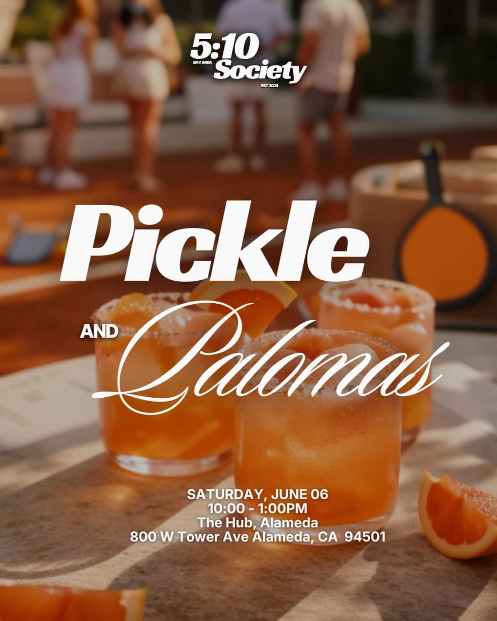 Pickleball & Palomas hosted by 510 Society — outdoor activities in Alameda