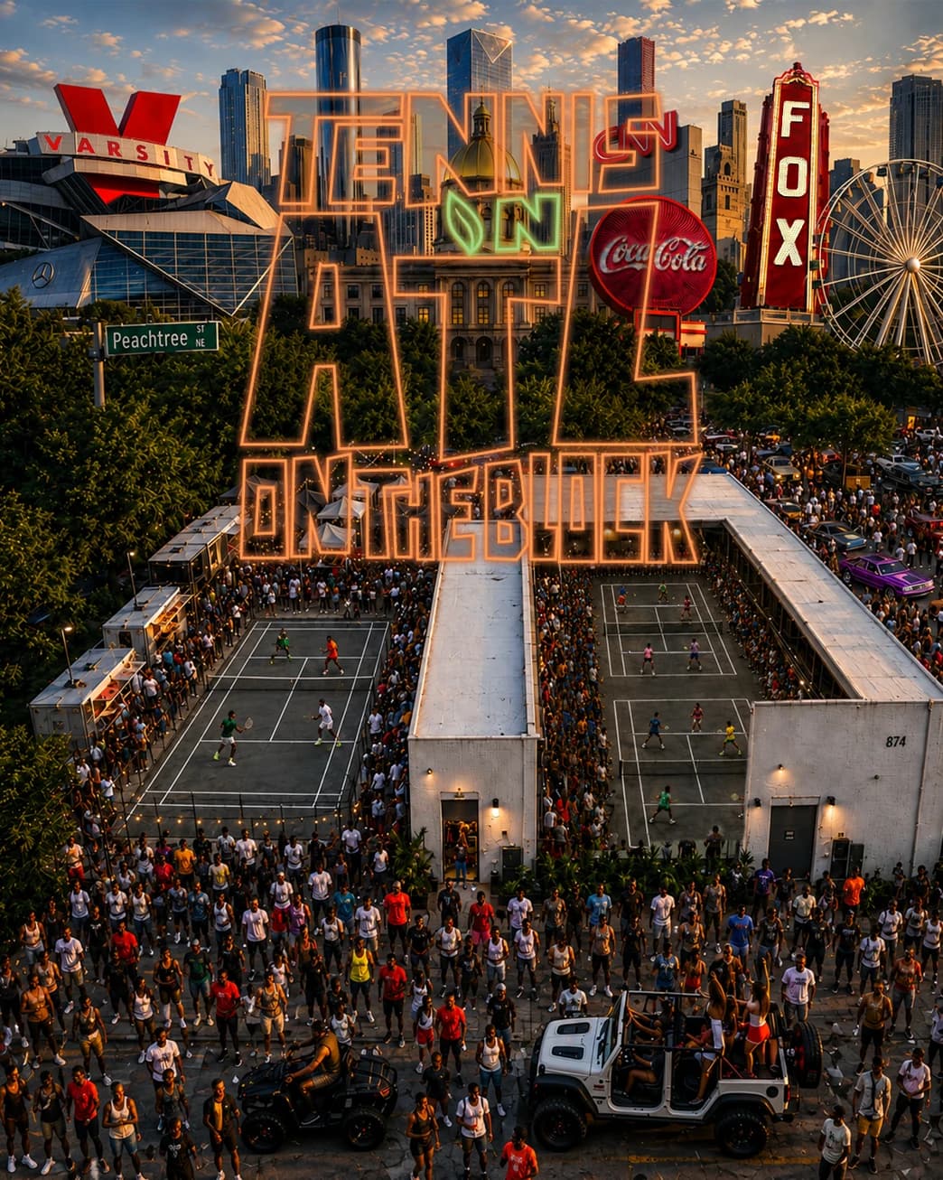 Tennis in Atlanta on the Block  hosted by All-Love Racquet Club — wellness events in Atlanta