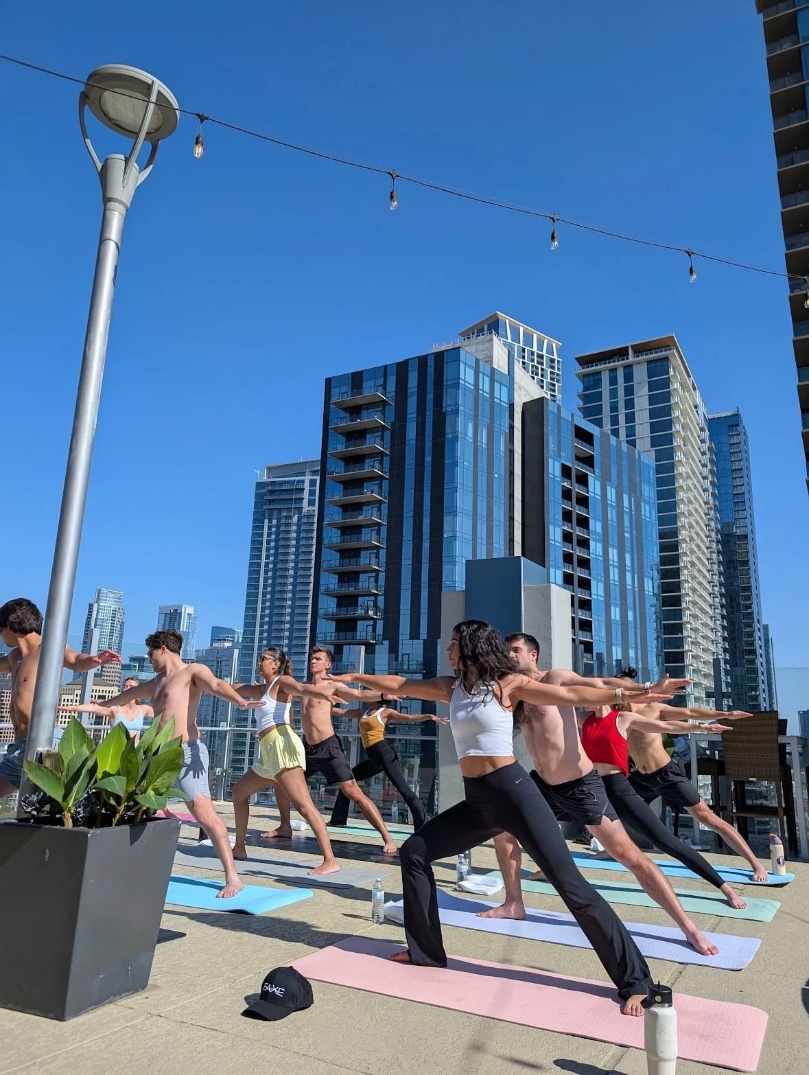Rooftop Yoga - Power Flow hosted by Eaxe Athletics — yoga classes in Austin
