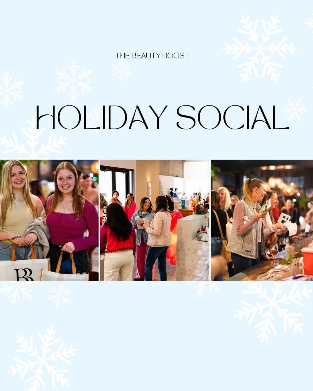 Holiday Social hosted by The Beauty Boost Greenville — social events in Greenville