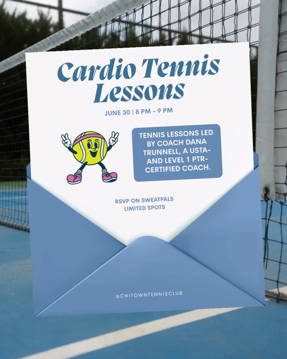 Cardio Tennis Lessons hosted by chitown tennis club — workshops in Chicago