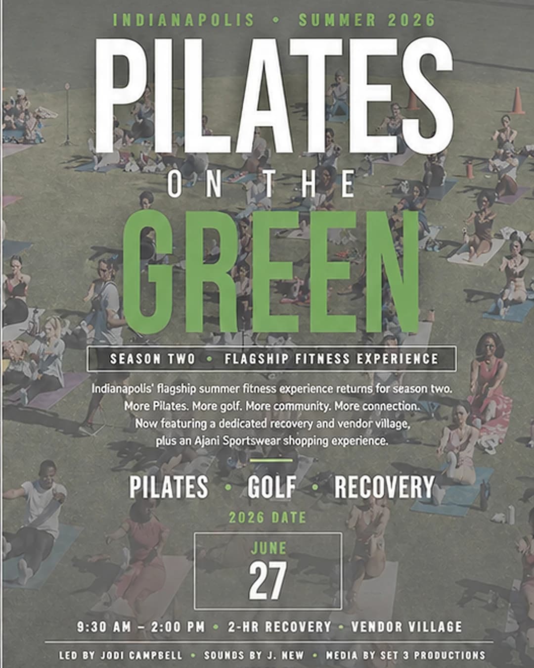Pilates On The Green June 27th  hosted by AJANI ACTIVE — golf in Indianapolis