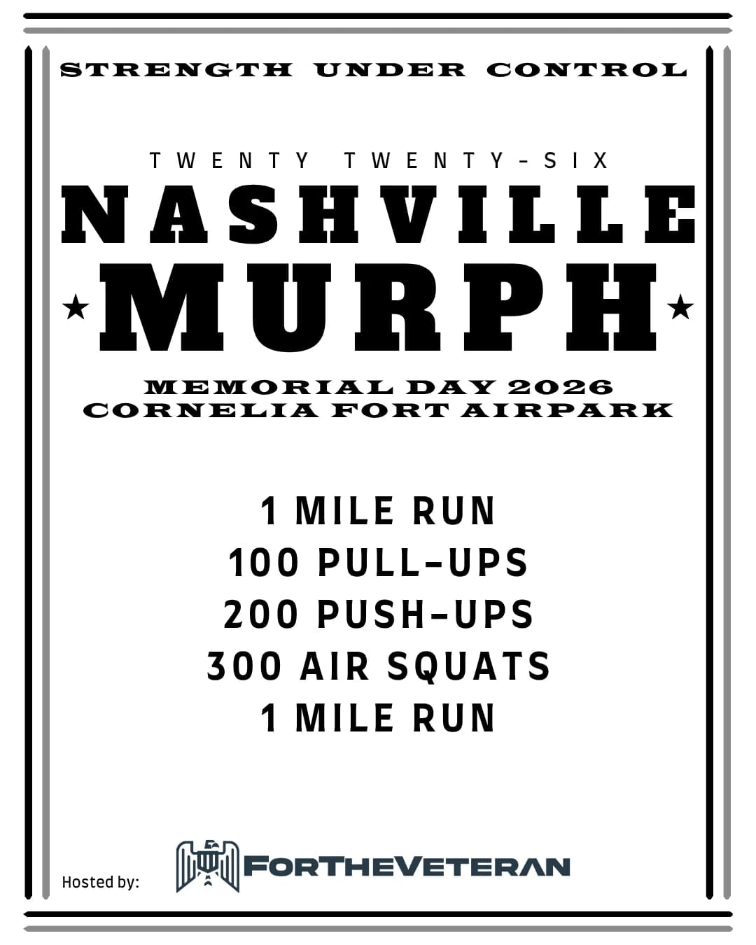 Nashville Murph hosted by Nashville Murph, 2026 — fitness events in Nashville