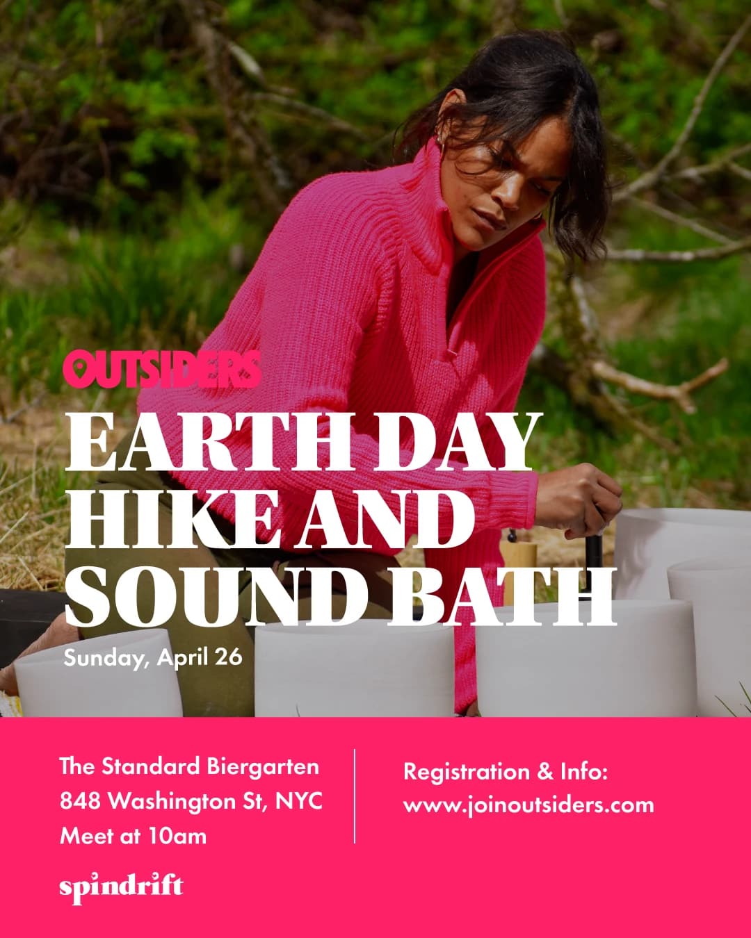 Earth Day Hike & Soundbath hosted by OUTSIDERS NYC — outdoor activities in New York