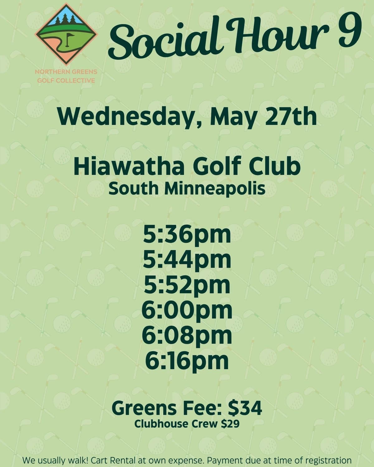 TEST hosted by Northern Greens Golf Collective — golf in Minneapolis