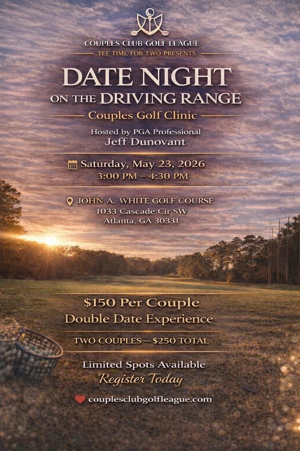 Couples Date Night Golf Clinic hosted by Couples Club Golf League — golf in Atlanta
