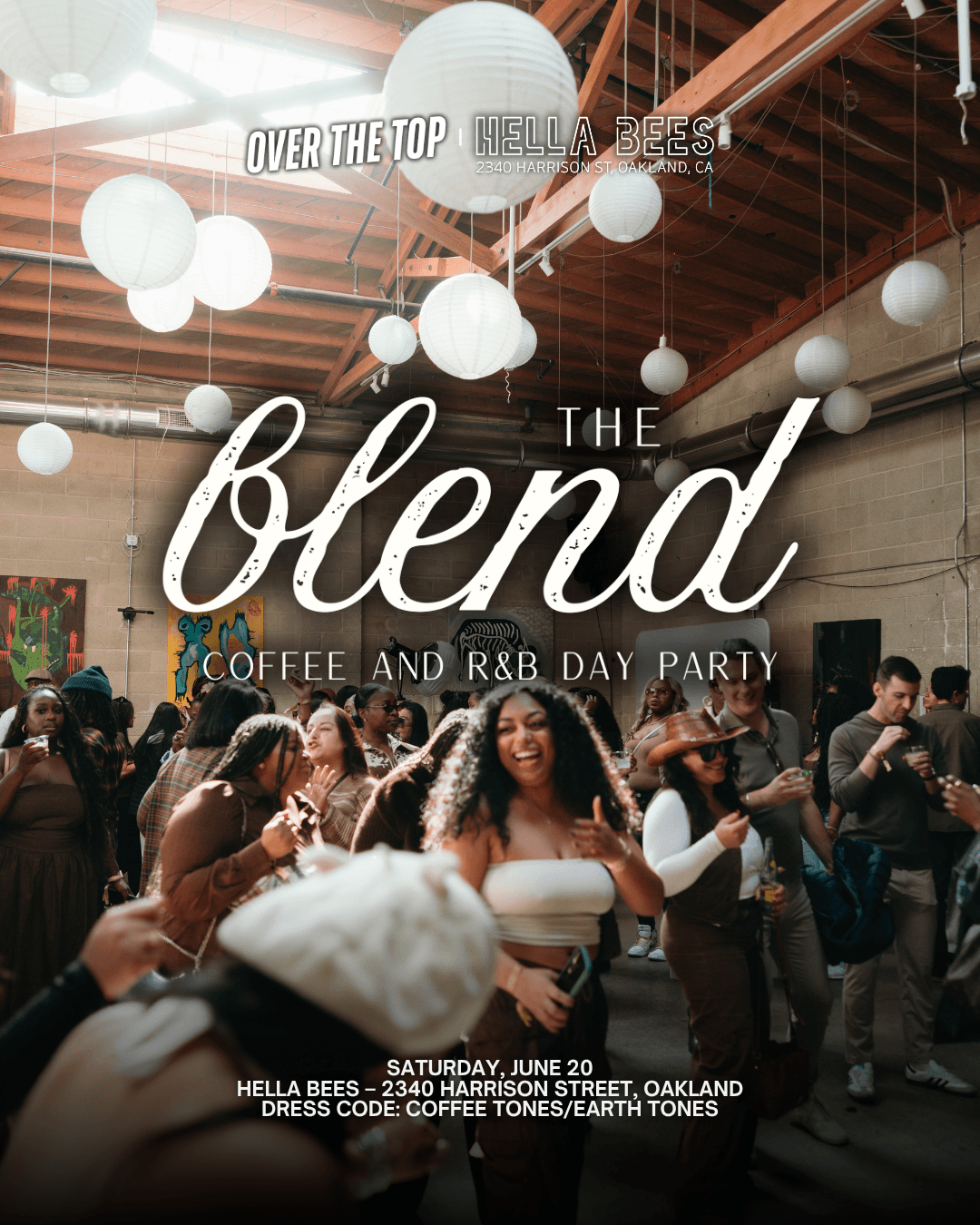 Juneteenth! The Blend: Coffee and R&B Day Party hosted by Over The Top — social events in Oakland