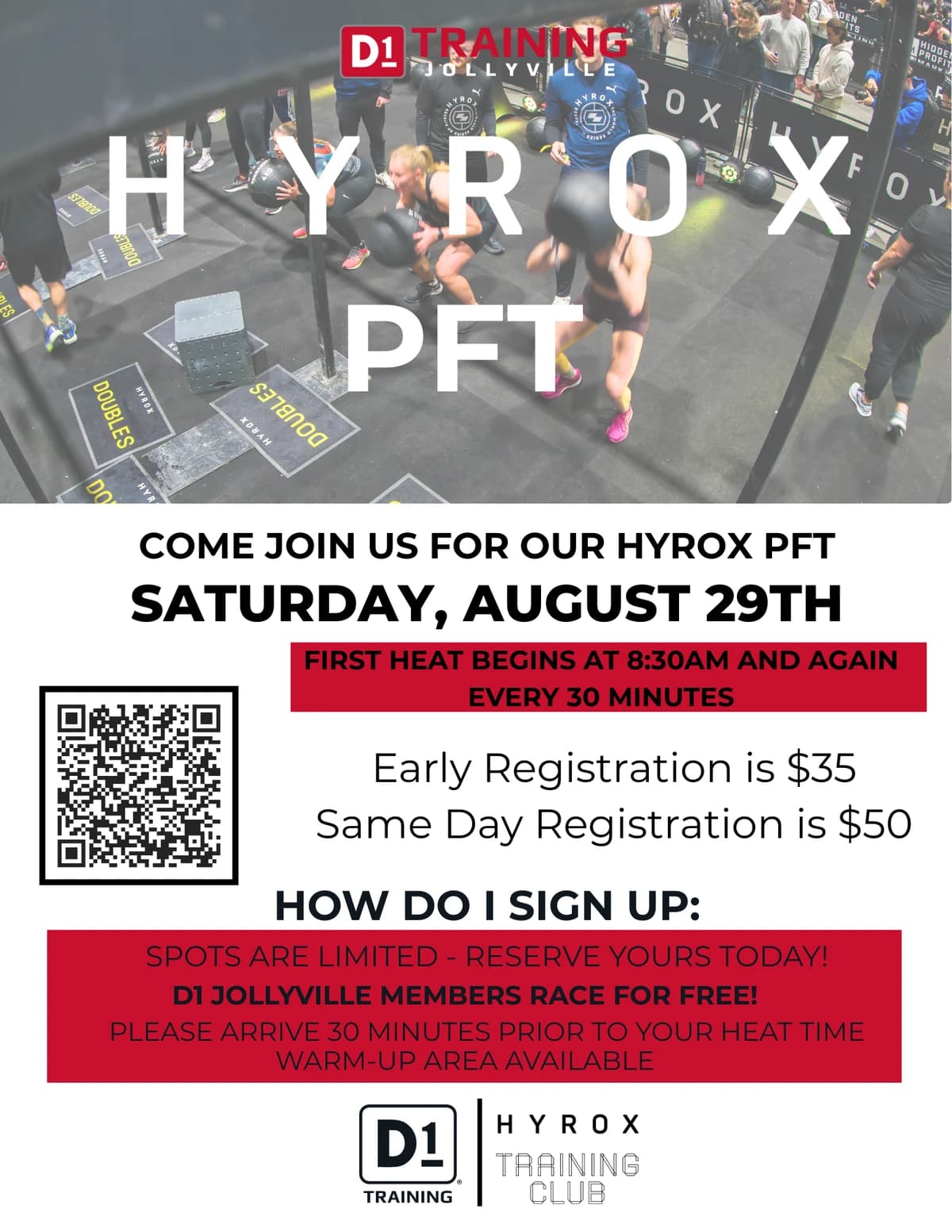 HYROX PFT  hosted by D1 Training Jollyville — fitness events in Austin