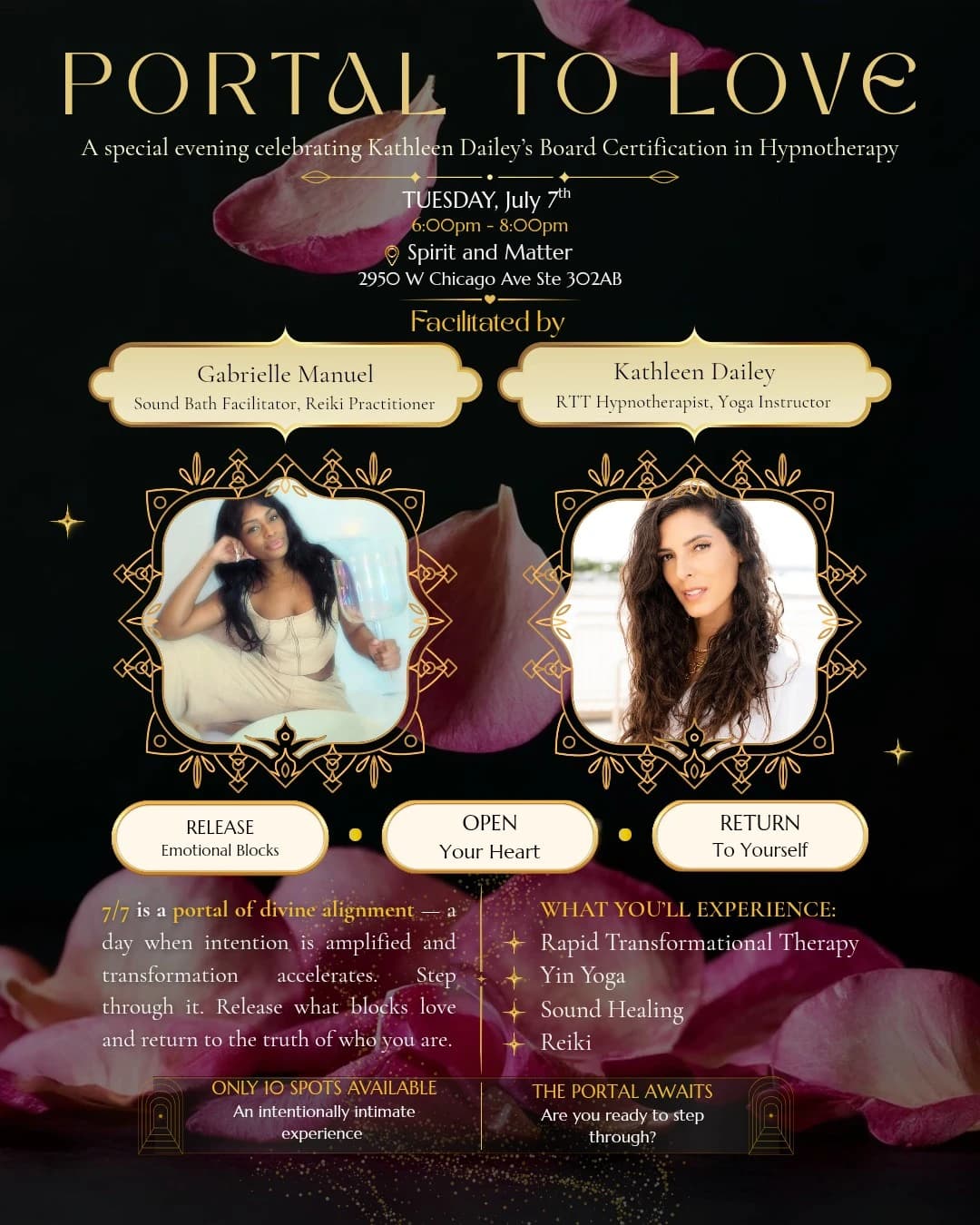 Portal to Love hosted by The Portal — yoga classes in Chicago