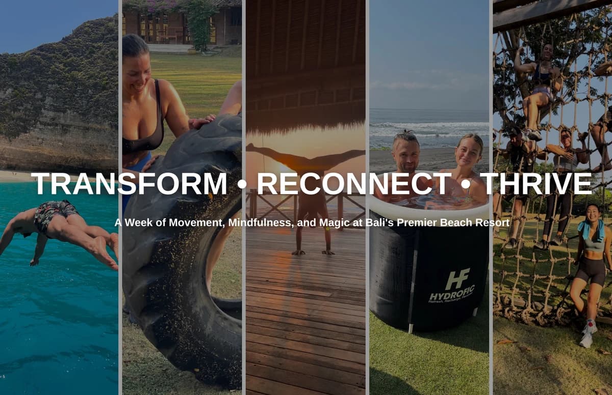 Bali 7 Day Movement Experience hosted by RISE EXPERIENCES — swimming in Ubud