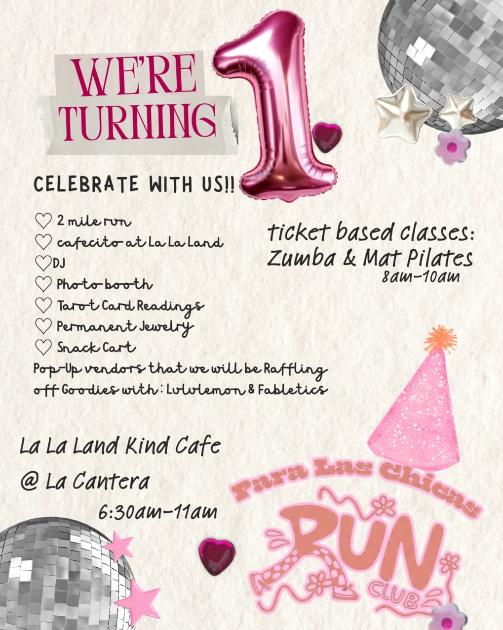PARA LAS CHICAS IS TURNING 1!!! hosted by Para Las Chicas Run Club — social events in San Antonio