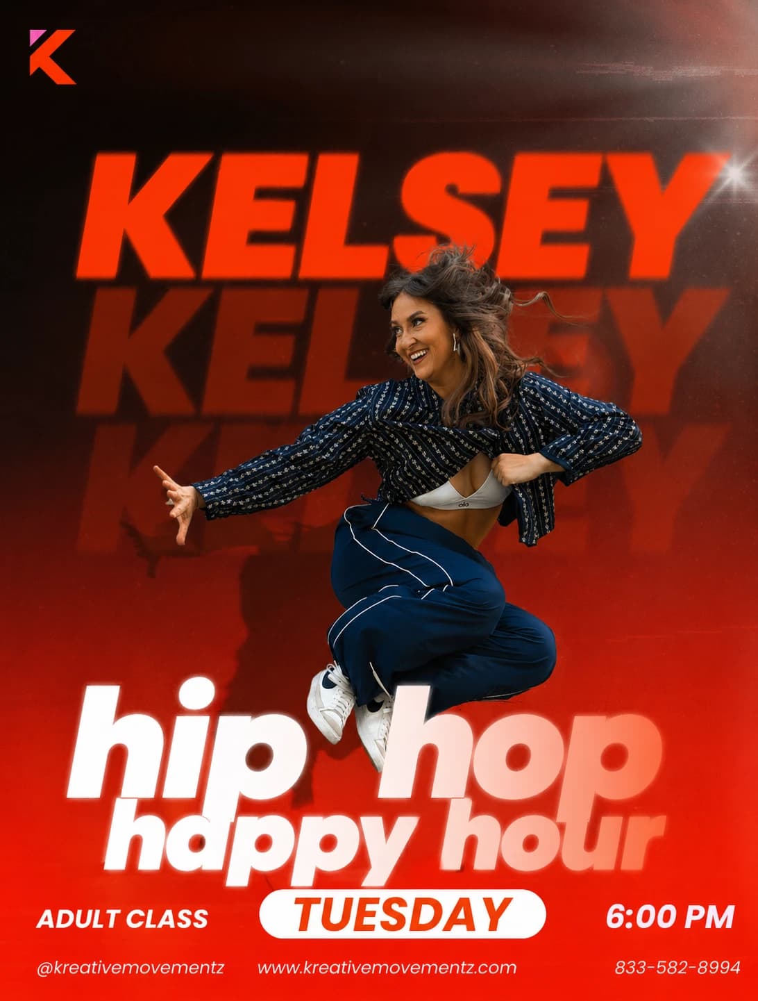 Hip Hop Happy Hour hosted by Kreative Movementz — dance classes in Orlando