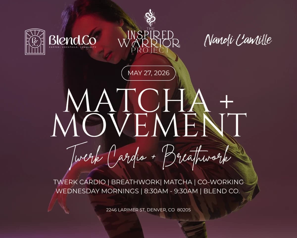 Matcha + Movement: Twerk Cardio hosted by Inspired Warrior Project  — dance classes in Denver