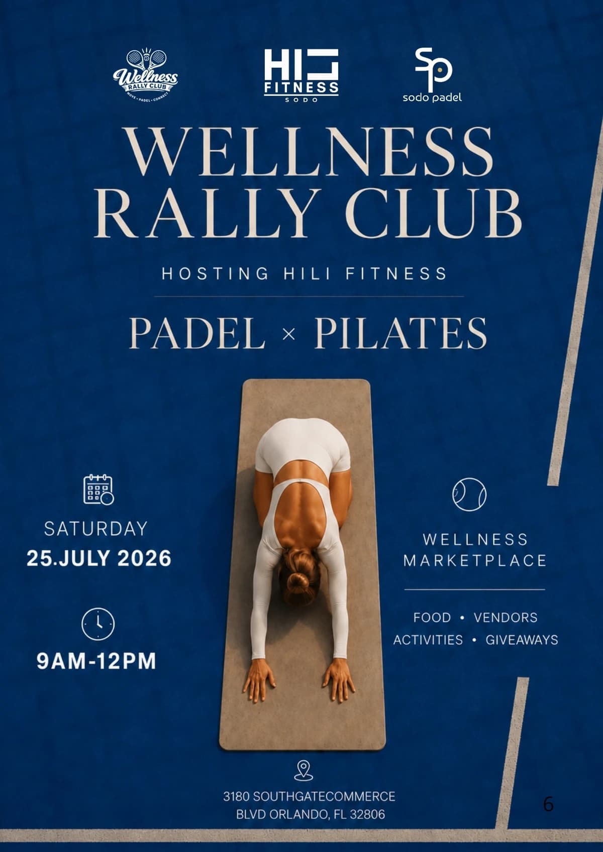 Padel x Pilates hosted by Wellness Rally Club — pilates classes in Orlando