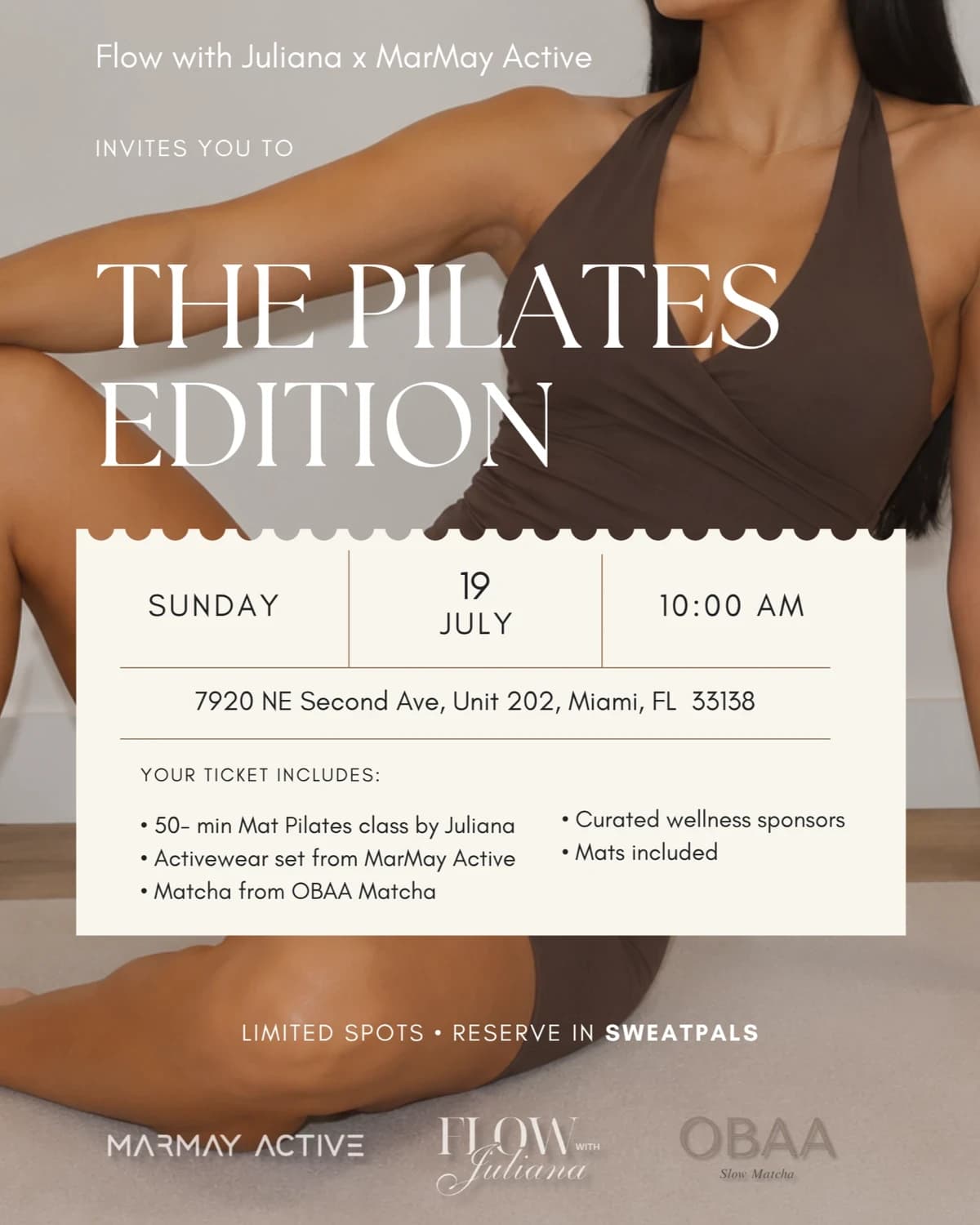 The Pilates Edition hosted by Flow with Juliana — pilates classes in Miami