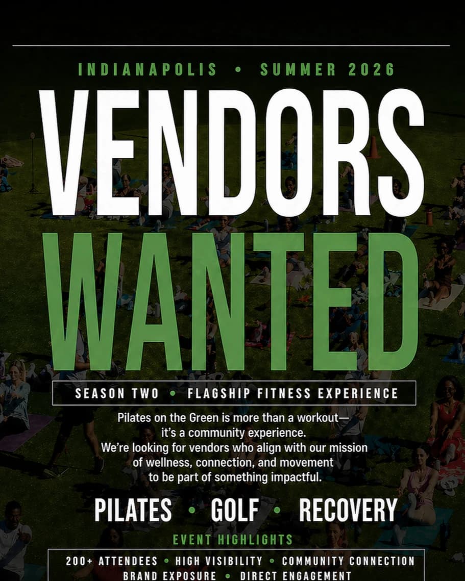 Pilates on the Green Vendor Space hosted by AJANI ACTIVE — pilates classes in Indianapolis