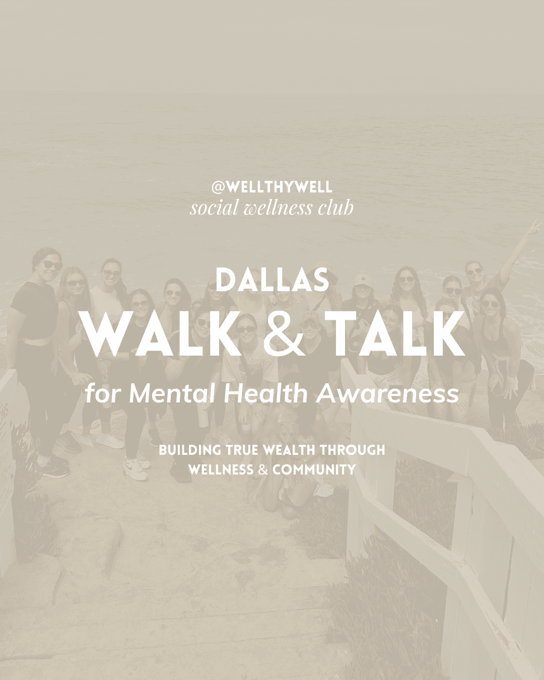 Dallas | Walk & Talk - Mental Health Awareness Month hosted by WellthyWell — run clubs in Dallas
