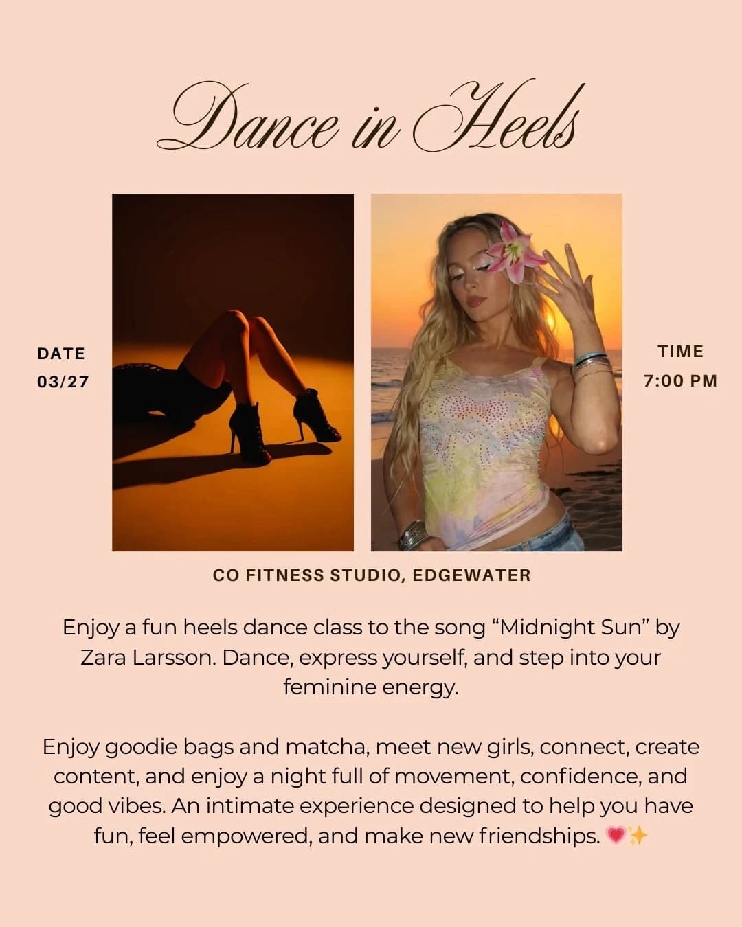 Dance in Heels hosted by Lady Boss Club LLC — workshops in Miami