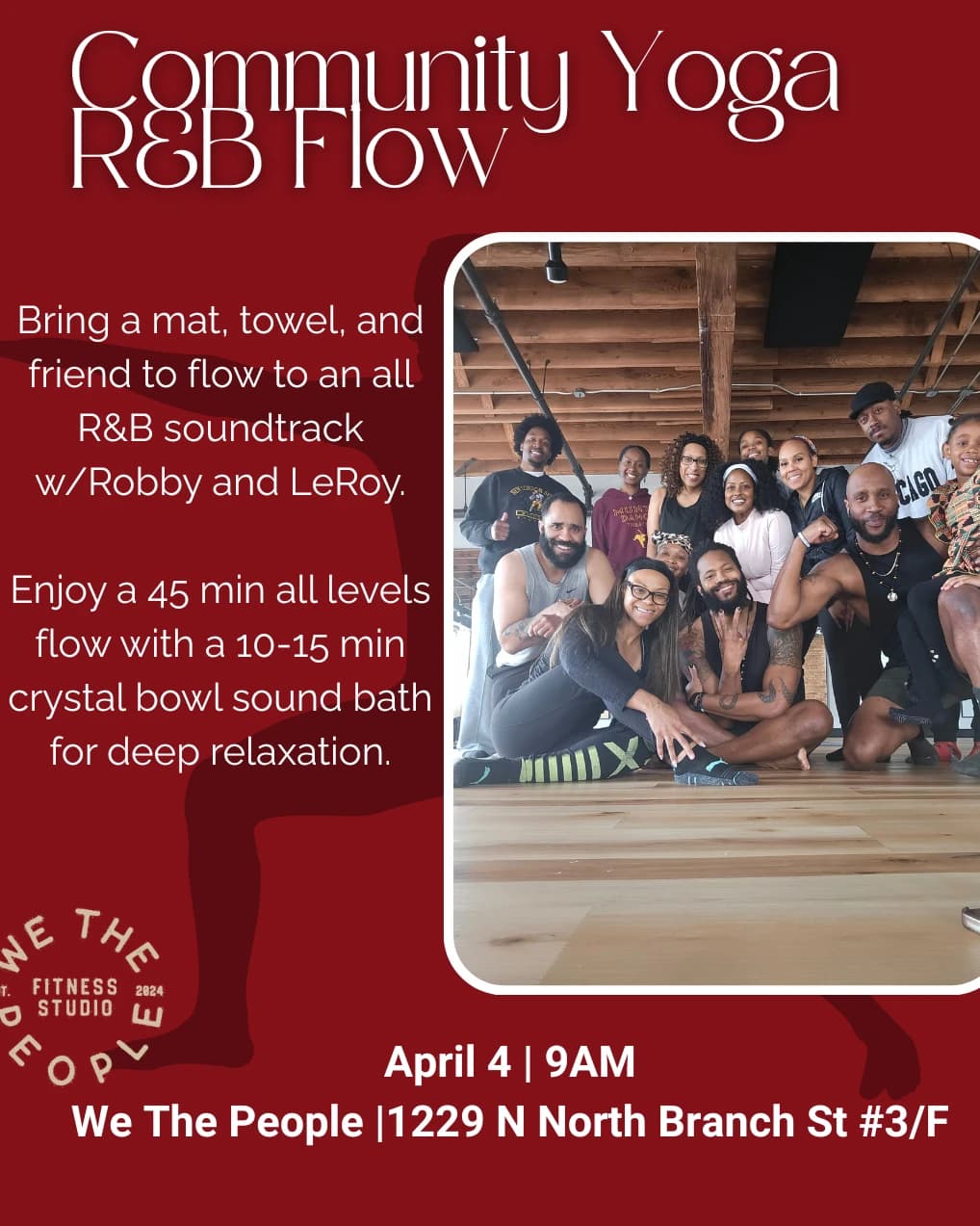 R&B Yoga Flow hosted by Sovereign Sols Healing Circle — yoga classes in Chicago