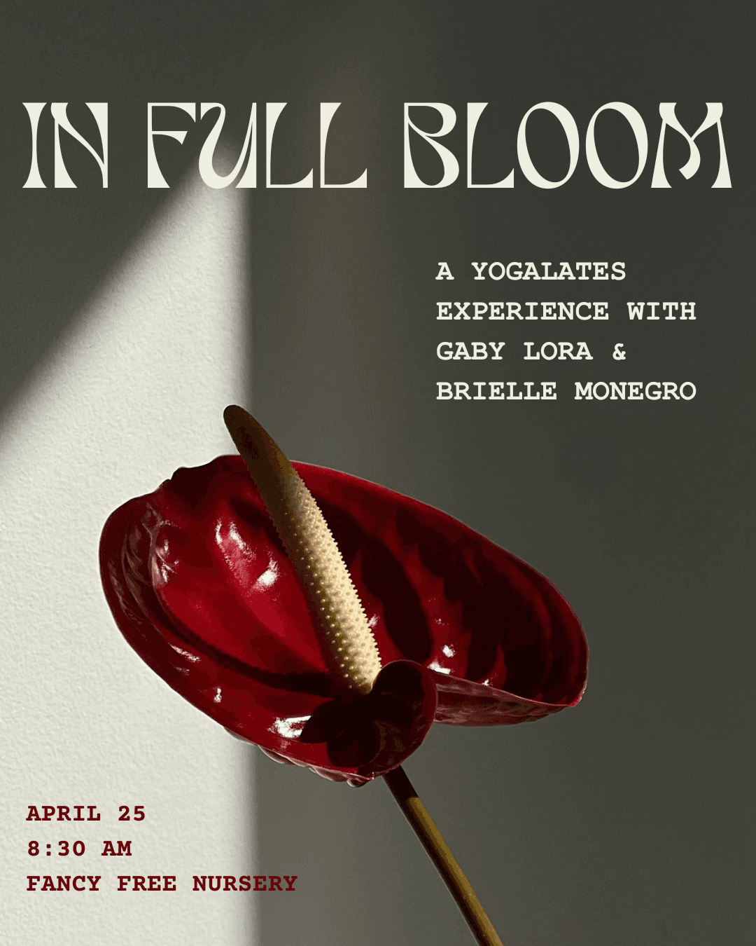 IN FULL BLOOM: YOGALATES hosted by Gaby Lora — wellness events in Tampa