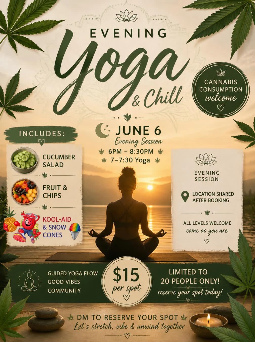 Summer Evening Stretch And Elevate hosted by The Elevated Garden Club — yoga classes in Whittier