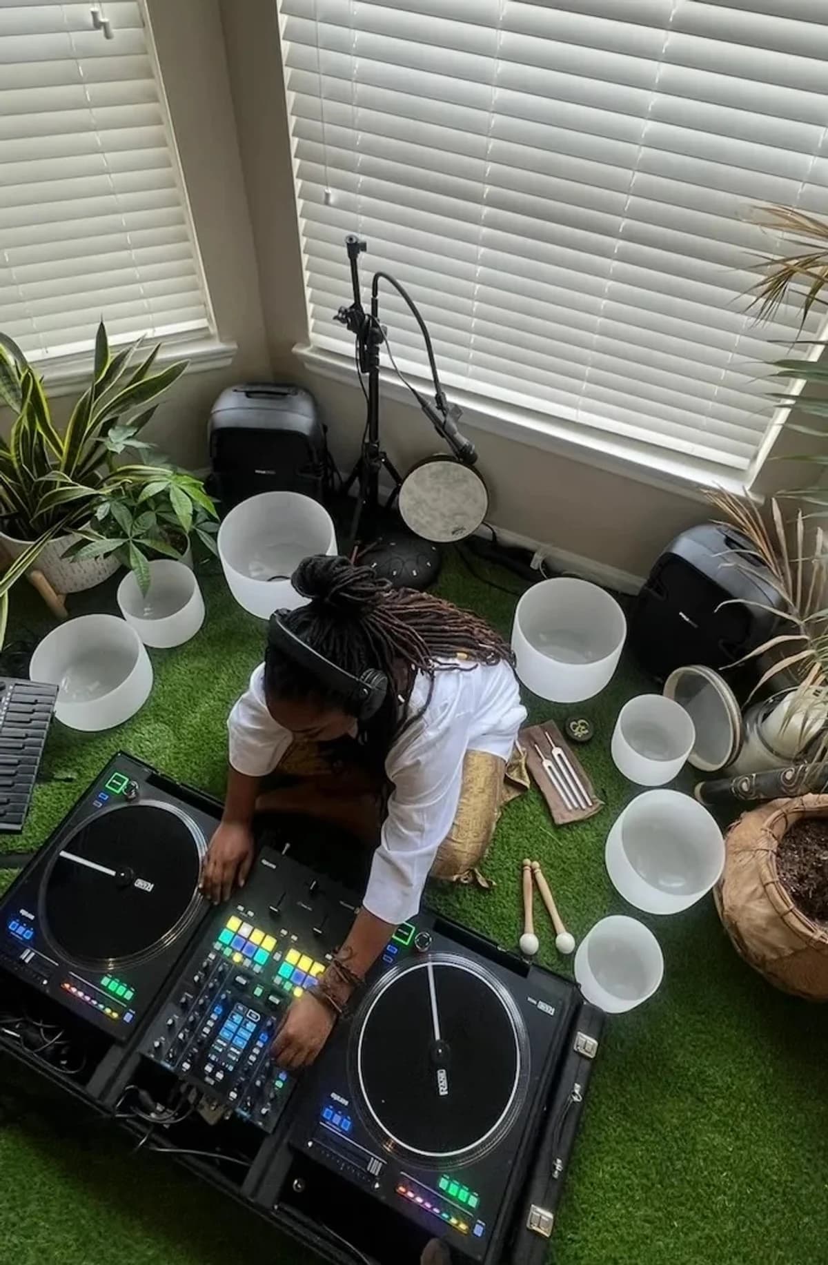 Beyond the Noise: Higher Frequency Sound Healing hosted by CREEW — wellness events in Houston