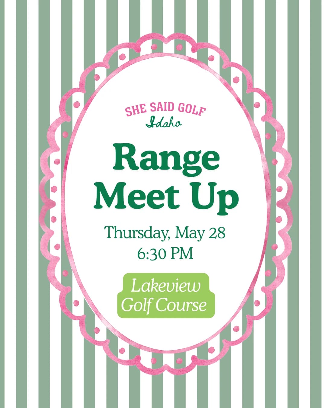 May Range Meet Up hosted by She Said Golf Idaho — golf in Meridian