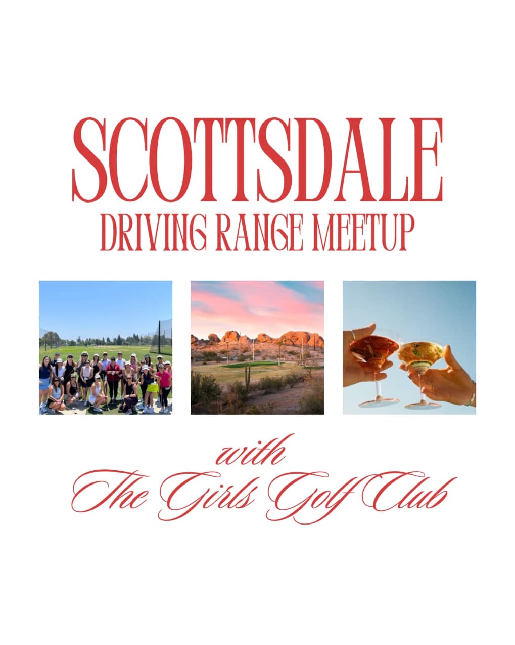 Scottsdale Driving Range Meetup ⛳️ hosted by The Girls Golf Club - Houston  — team sports in Tempe