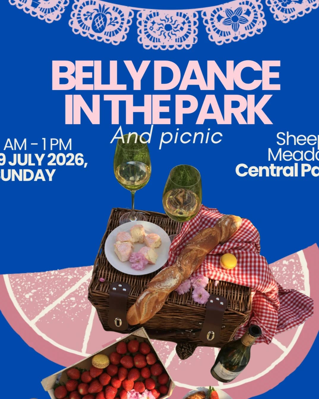 Belly Dance in the Park and Picnic hosted by Belly Dance with G — dance classes in New York