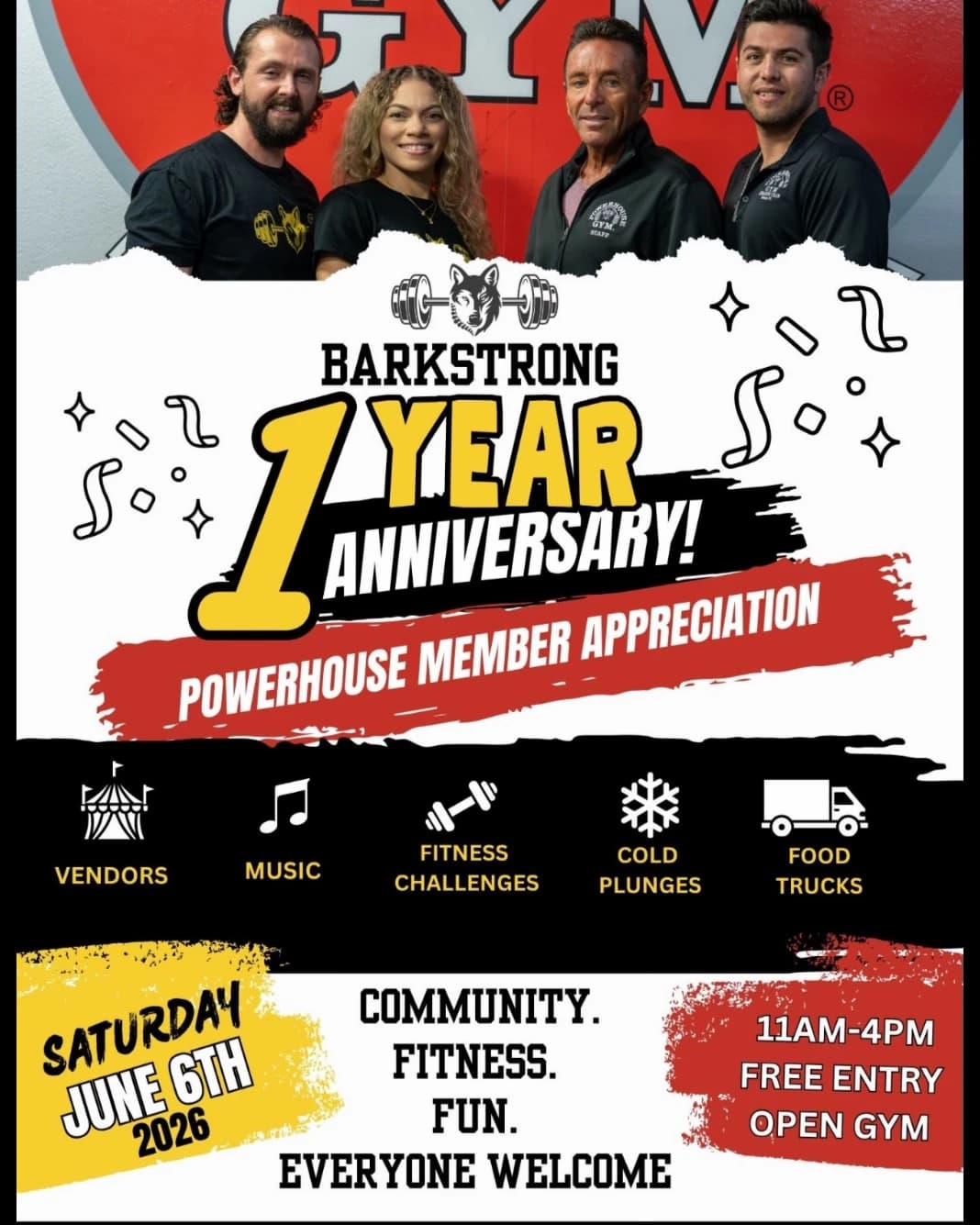 BarkStrong 1 Year Anniversary  hosted by Tampa Fl Events  — fitness events in Brandon