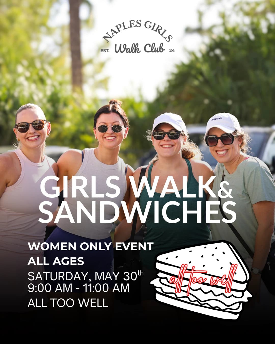 Girls Walk & Sandwiches hosted by Naples Girls Walk Club — run clubs in Naples
