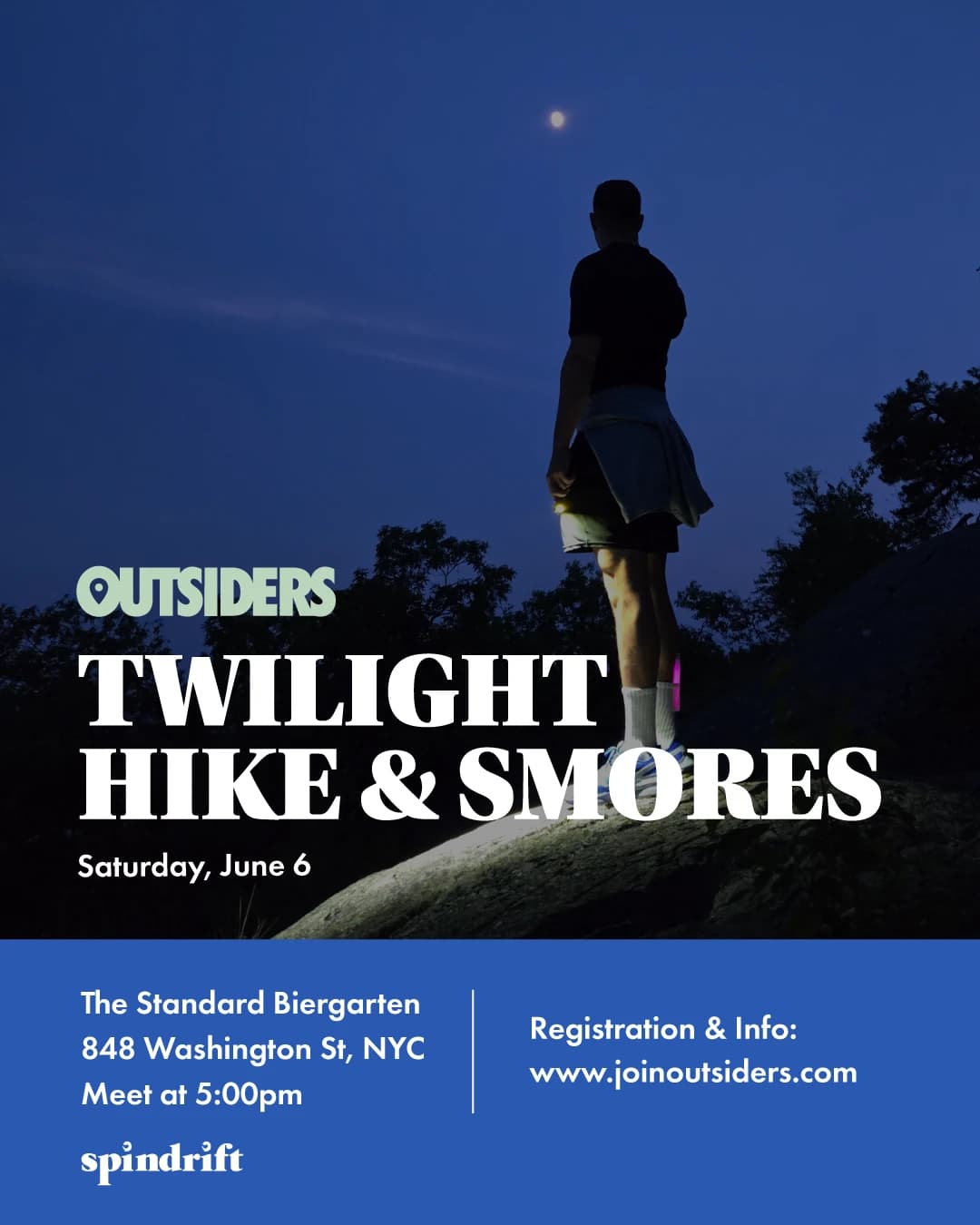 Twilight Hike & S'mores hosted by OUTSIDERS NYC — outdoor activities in New York