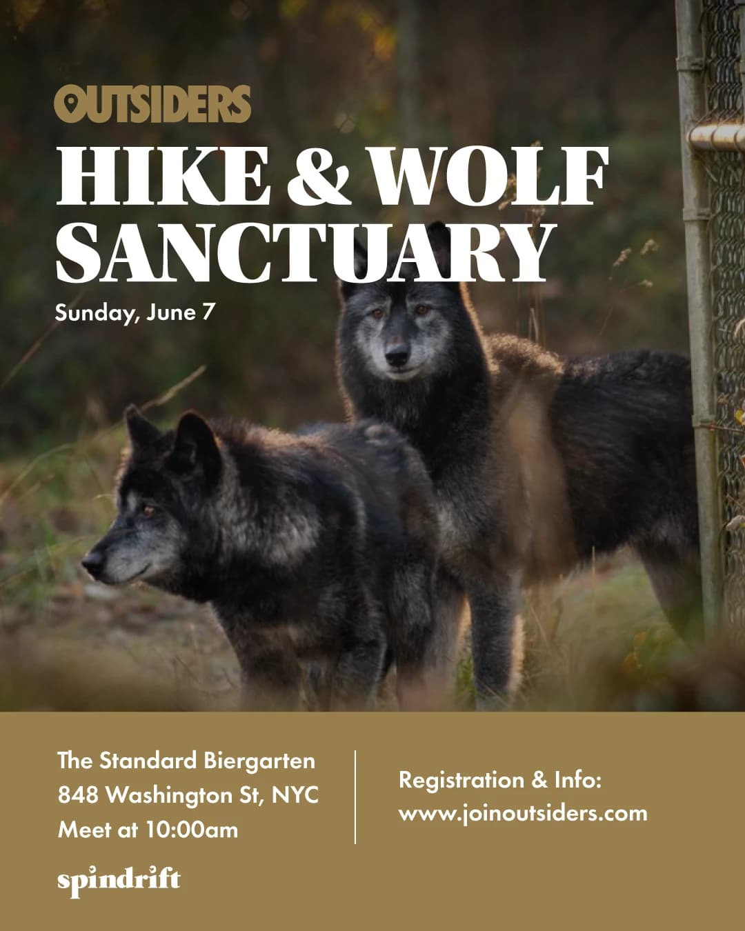 Hike & Wolf Sanctuary hosted by OUTSIDERS NYC — outdoor activities in New York