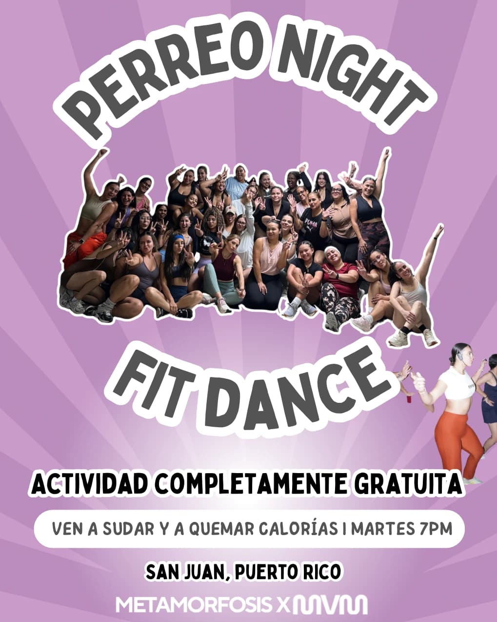 FITDANCE 📍SAN JUAN hosted by METAMORFOSIS PR 🦋 — dance classes in San Juan