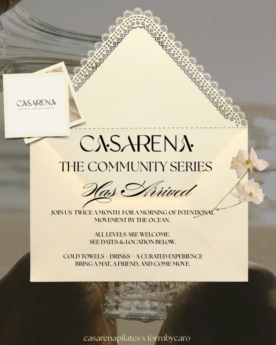 Casarena: The Community Series hosted by Casarena Pilates — pilates classes in Miami Lakes