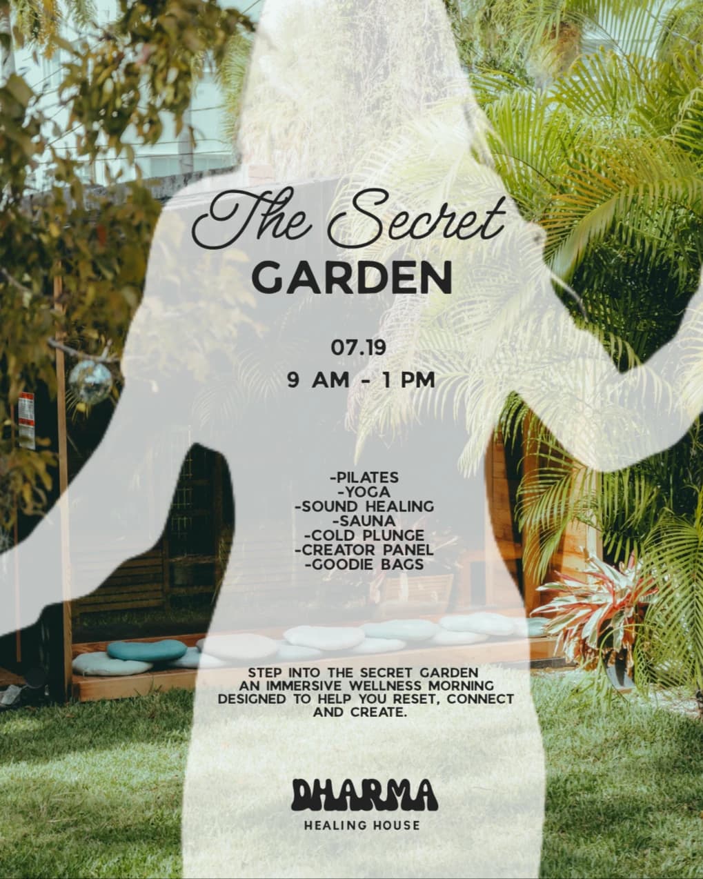 The secret garden  hosted by Elysian — pilates classes in Miami