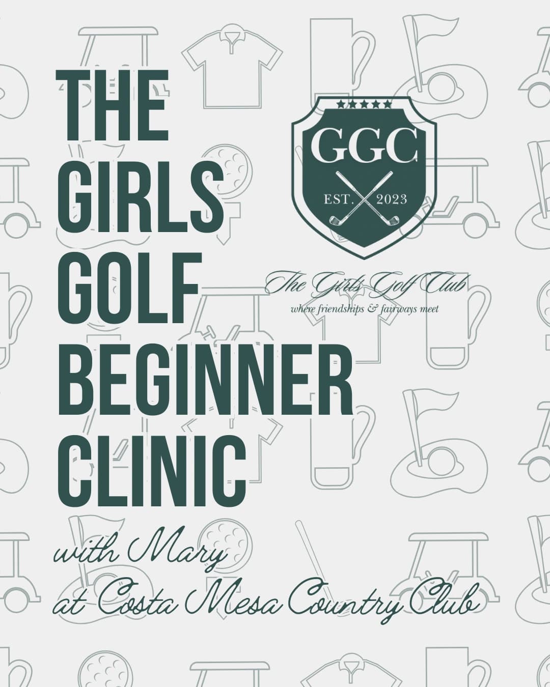 Beginner Golf Clinic ✨ hosted by The Girls Golf Club - OC — golf in Costa Mesa