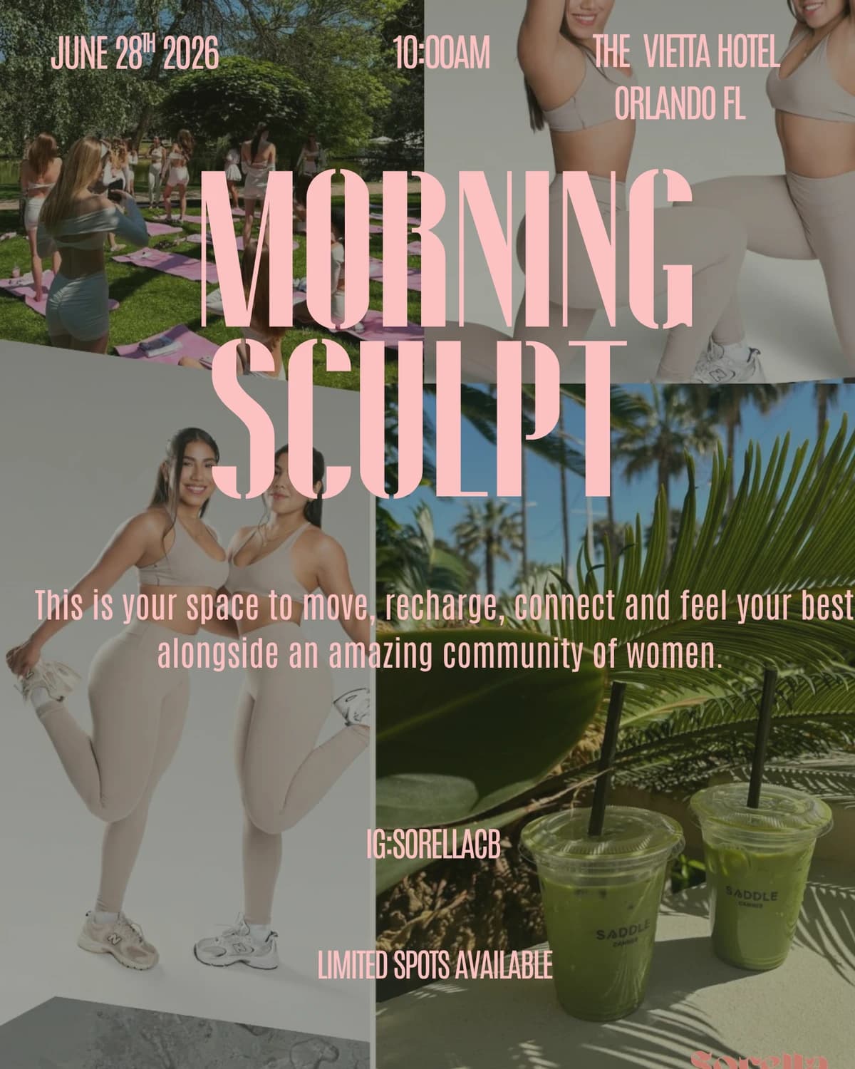 MORNING SCUPLT hosted by Sorella club — fitness events in Kissimmee