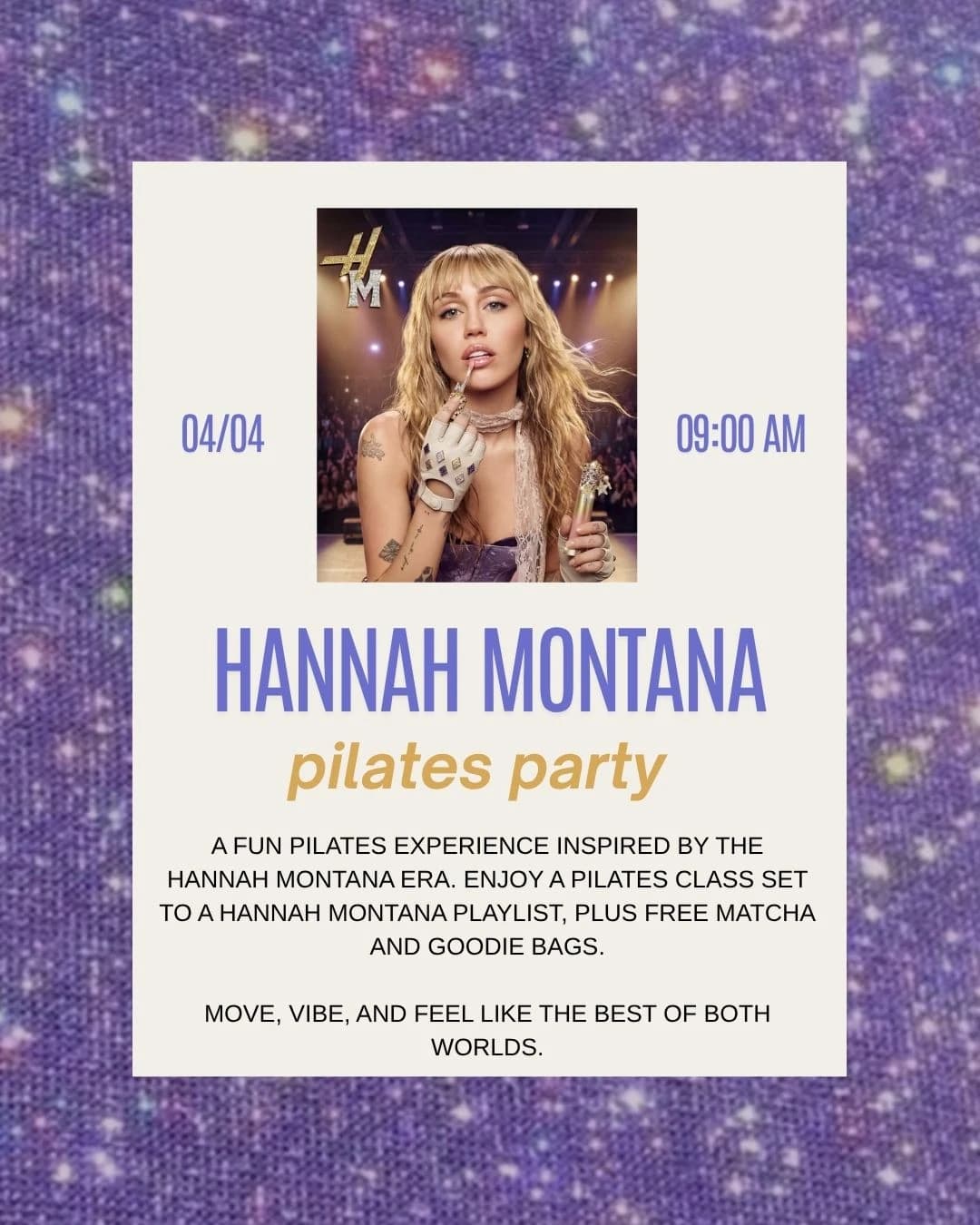 HANNAH MONTANA PILATES PARTY hosted by Lady Boss Club LLC — social events in Miami