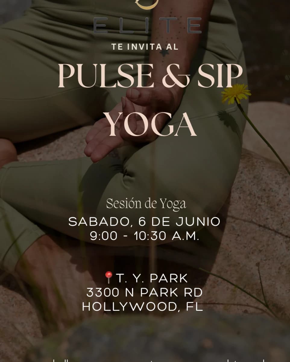 Pulse & Sip Yoga hosted by Augire  — yoga classes in Hollywood