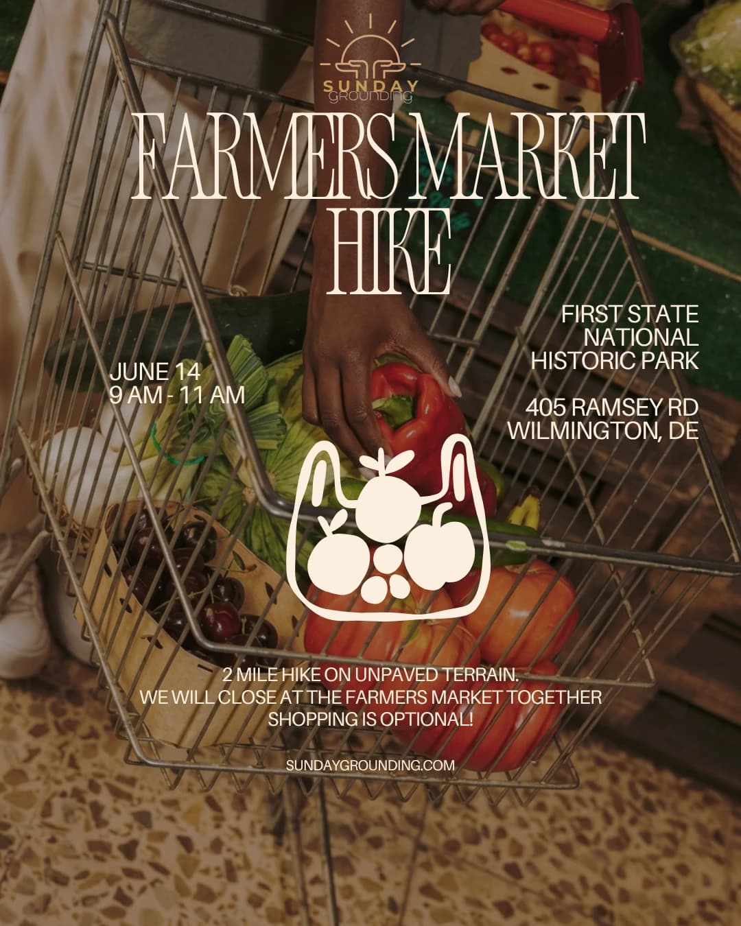 Community Hike to the Farmer's Market hosted by Sunday Grounding — wellness events in Wilmington