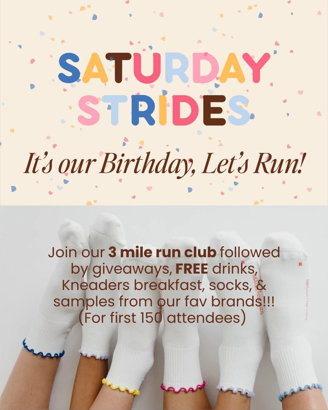 Saturday Strides Birthday Bash!!! hosted by Saturday Strides — run clubs in Provo
