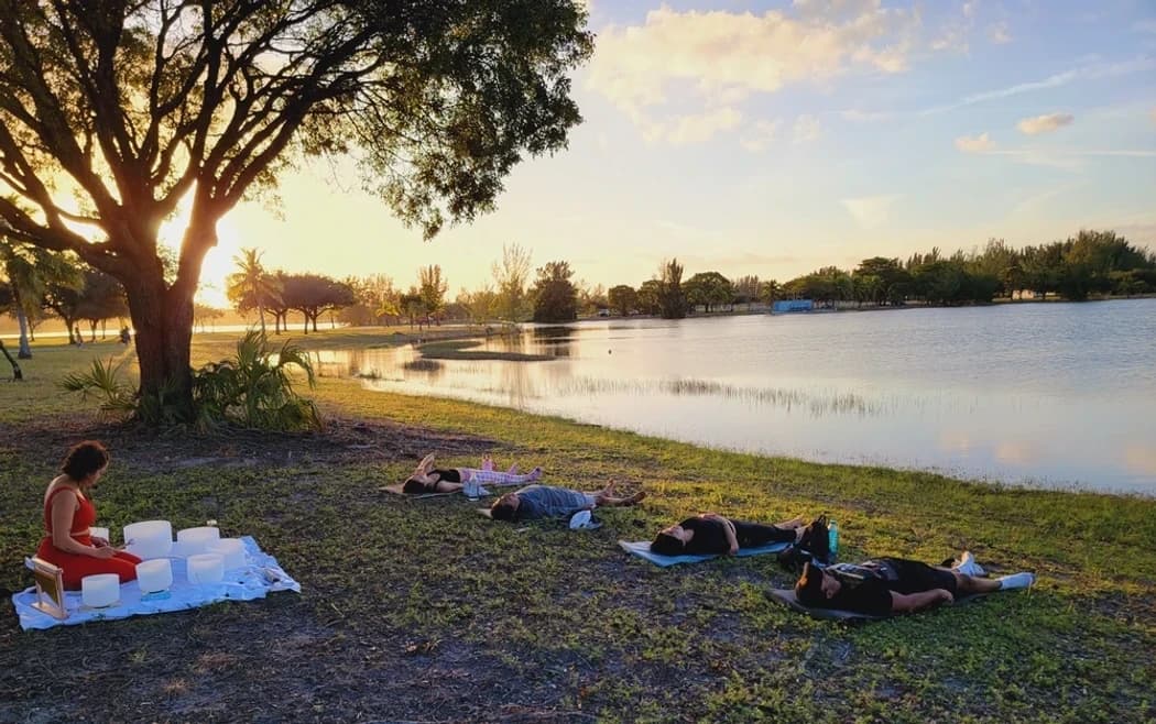 Sunset Sound Healing hosted by SoulcialWellness — wellness events in Miami Lakes